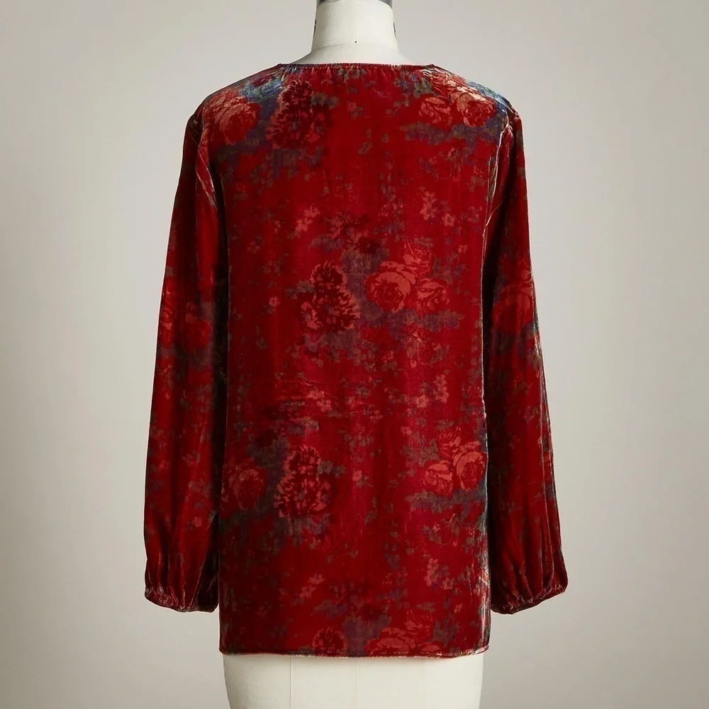NWOT SUNDANCE Embroidered Journey Top - Picture 3 of 3